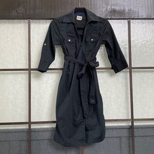Converse black wrap dress